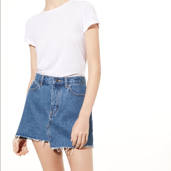 Aritzia Dresses & Skirts - ARITZIA Golden by Tna Denim Skirt Blue 6